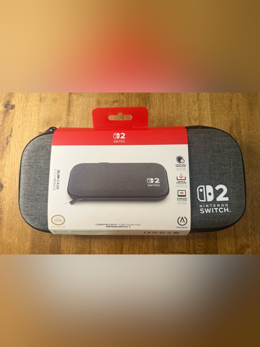 Nintendo Switch 2 Slim Carry Case - Gray